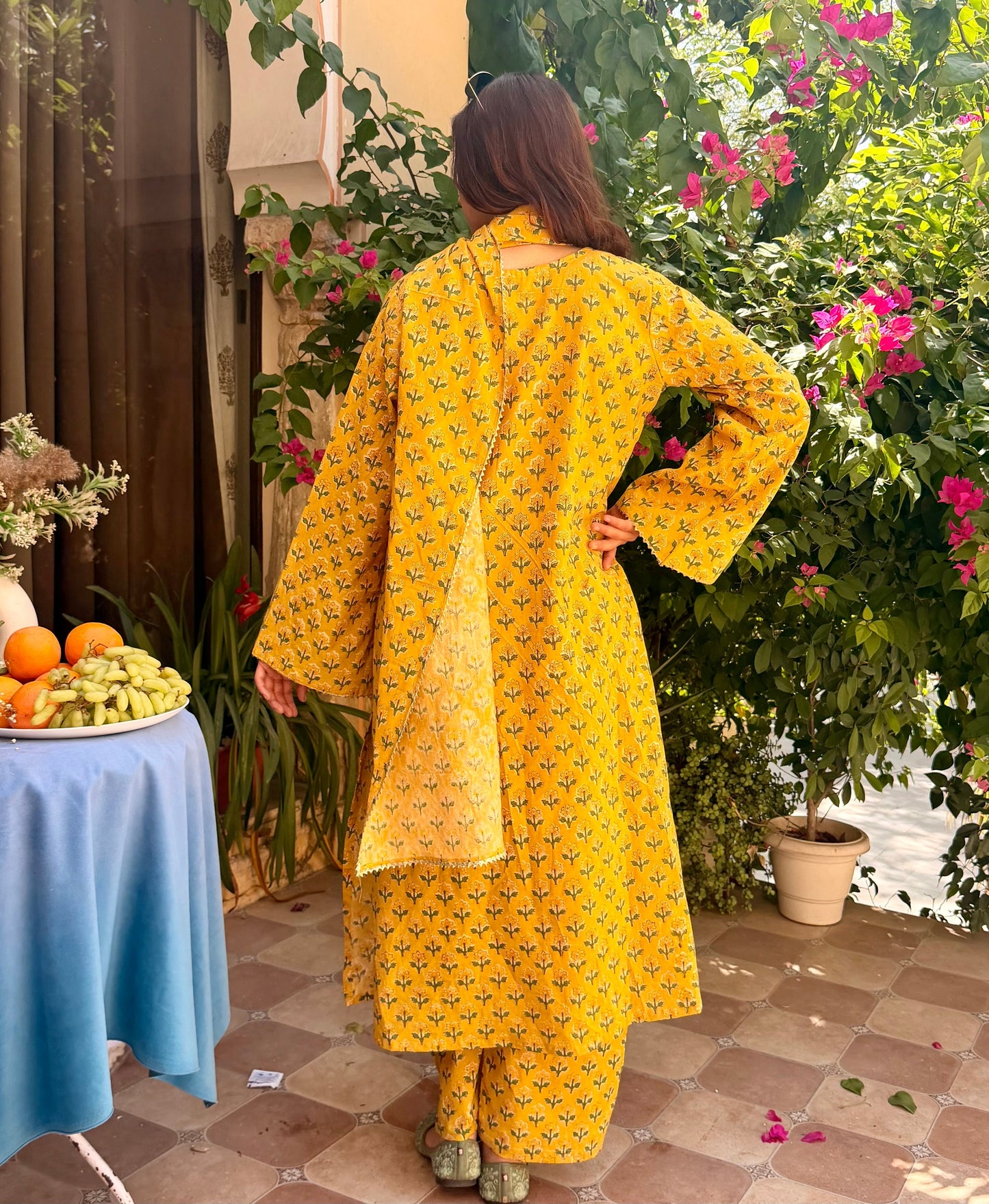 Alia Yellow Suit Set
