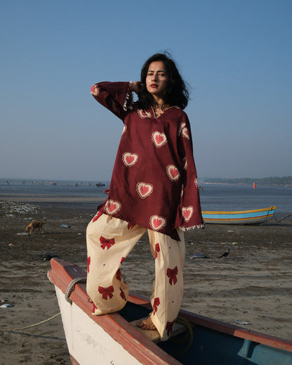 Elara Printed Cotton Kurta Pant Set