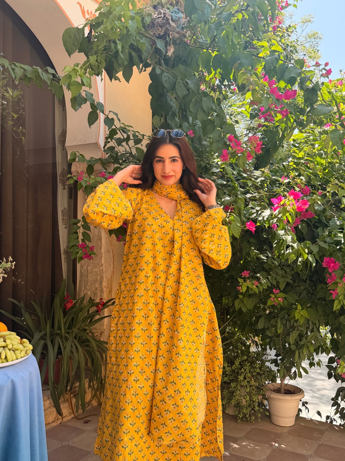Alia Yellow Suit Set