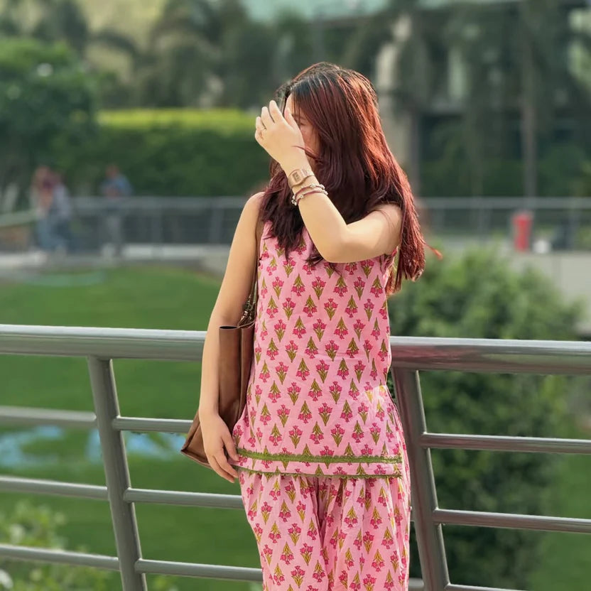 Neha Premium Cotton Printed Co-Ord Set