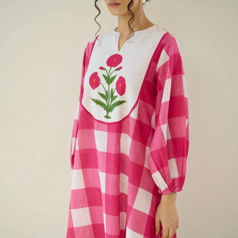 Aarohi Floral Pure Cotton Kurti Set
