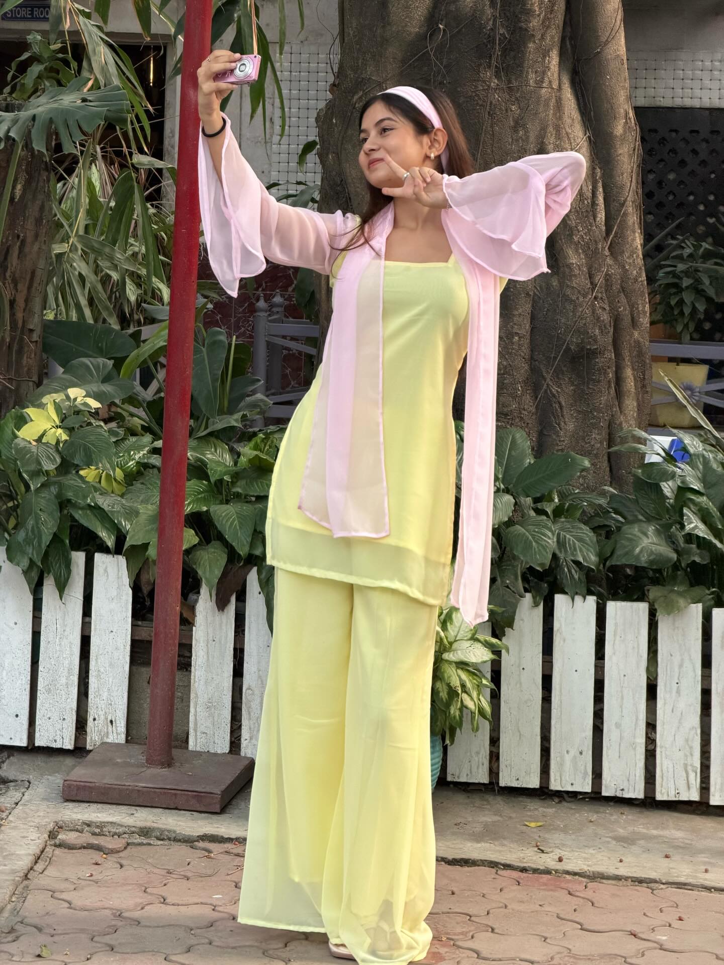 Aarohi Sunshine Kurti & Palazzo Set