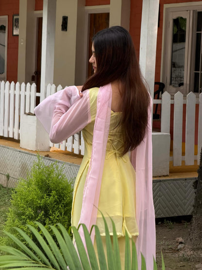 Aarohi Sunshine Kurti & Palazzo Set