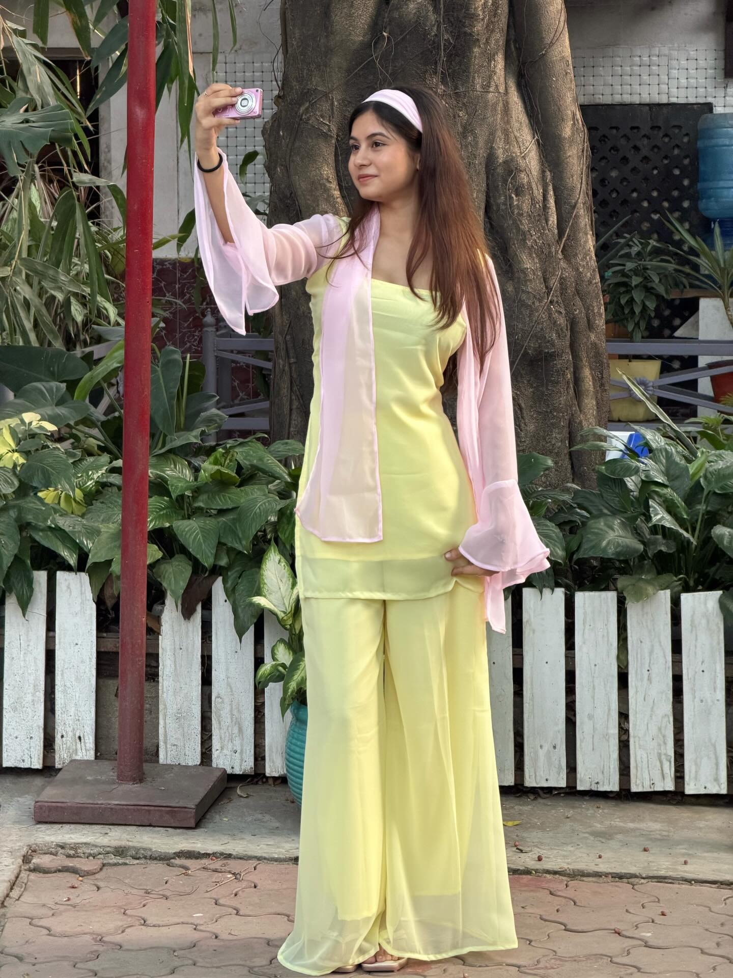 Aarohi Sunshine Kurti & Palazzo Set