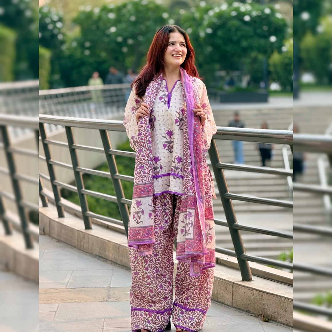 Meher Lavender Bloom Salwar Set