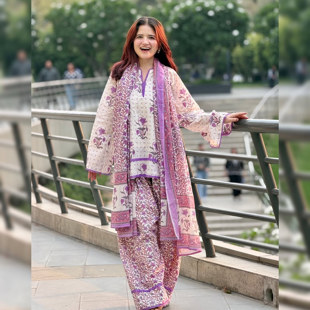 Meher Lavender Bloom Salwar Set